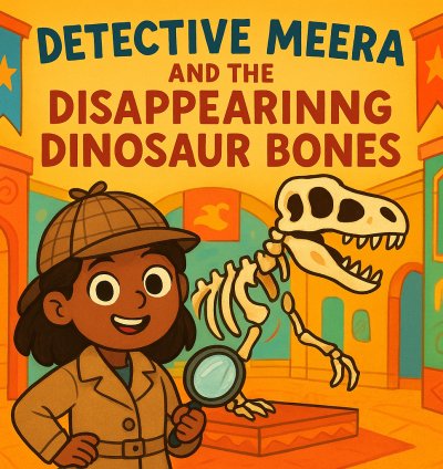 Detective Meera and the Disappearing Dinosaur Bones