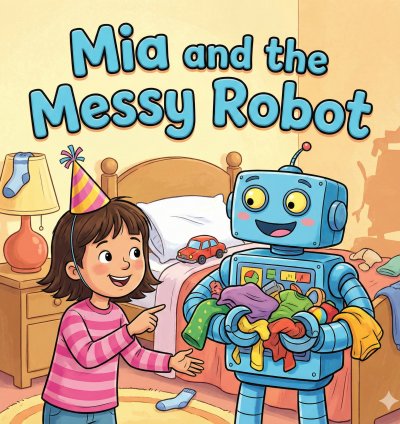 Mia and the Messy Robot + Audio Book