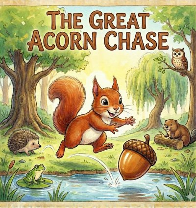 The Great Acorn Chase Book + Audio